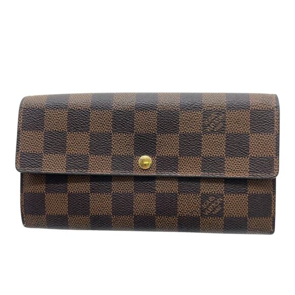 Louis Vuitton Damier Ebene Portefeuille Sarah W/Box and Dust bag - Picture 2 of 16